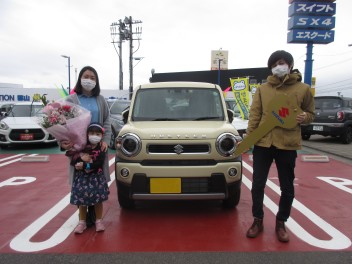 新型ハスラーご納車させていただきました！