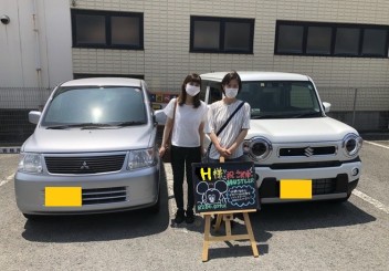 Ｈ様　ハスラーご納車