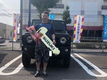 H様　ジムニーご納車おめでとうございます！