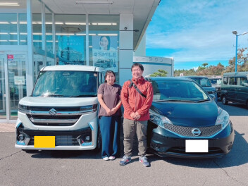 スペーシアカスタムをご納車させていただきました☆
