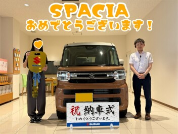 スペーシア納車しました☆
