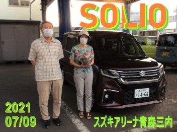 ソリオご納車致しました☆