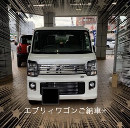 エブリイワゴンご納車！
