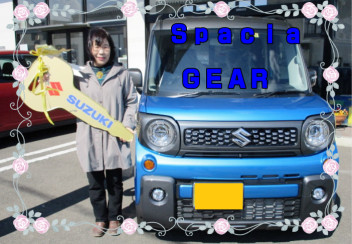 スペーシアギア　ご納車です♡