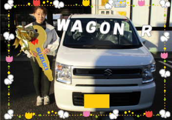 ワゴンＲご納車です　❀