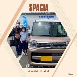 ☆M様スペーシアご納車おめでとうございます☆