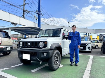 社員松岡の車両を納車しました！