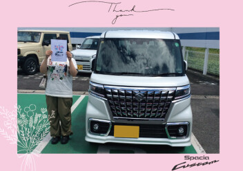 M様スペーシアカスタム納車☆彡