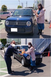 ラパンのご納車有難うございます