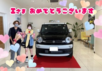 I様クロスビーご納車です！