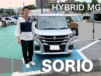 H様ソリオご納車　担当トドカワ