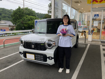 ハスラーの納車をさせて頂きました！！