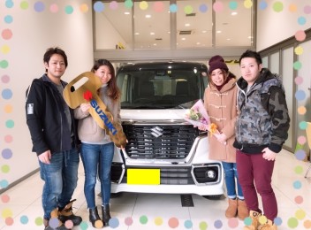 ☆スペーシアカスタム☆ご納車おめでとうございます！！