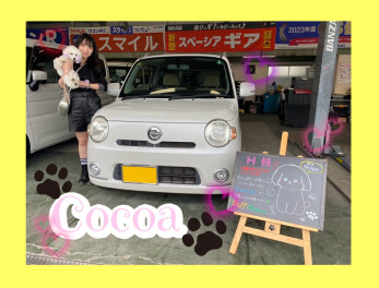 ♥H様　ミラココアご納車♥