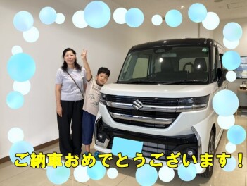 S様にスペーシアカスタムをご納車しました！