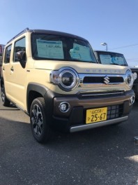 特別仕様車ハスラーJスタイルⅡ(シフォンアイボリーメタリックウッディブラウン２トーン)