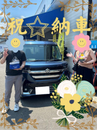 スペーシアカスタム納車しました！！！！