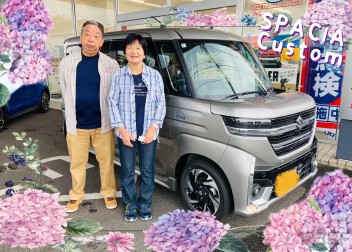 ☆☆☆スペーシアカスタムご納車しました☆彡