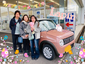 ☆☆☆ラパンをご納車しました(⋈◍＞◡＜◍)。✧♡