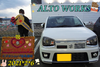 アルトワークスご納車です☆