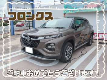 K様、フロンクスご納車おめでとうございます(^^♪