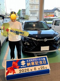 ☆★☆　　A様　フロンクスご納車です！　　☆★☆