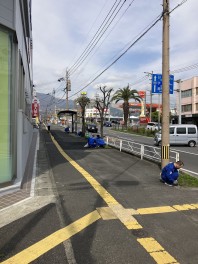 九州横断道路、清掃活動！！