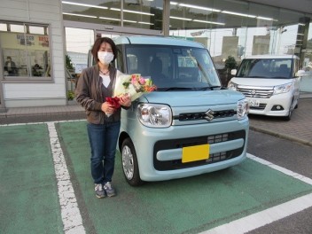 スペーシアを納車させて頂きました！