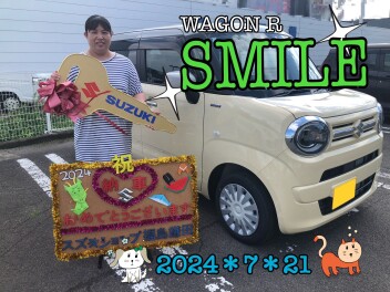 スズキショップ福島鎌田　☆ワゴンRスマイルご納車です☆