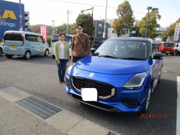 U様　ご納車おめでとうございます！