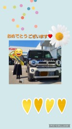 ハスラーＪスタイルご納車おめでとうございます♬