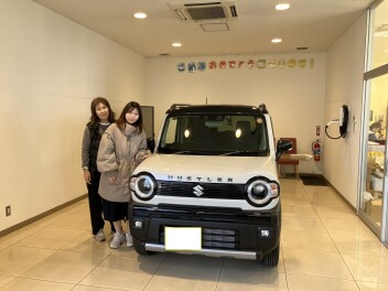 Ｓ様にハスラーをご納車致しました！！