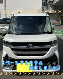 スペーシアカスタム納車しました