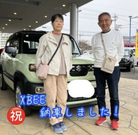 クロスビー納車しました！