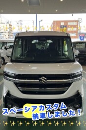 スペーシアカスタム納車しました！