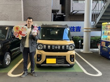 ――スペーシア　ギア　納車しました！！