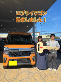 エブリイワゴン納車しました！