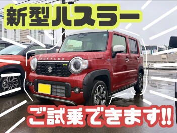 新型ハスラー試乗車＆展示車ございます!!