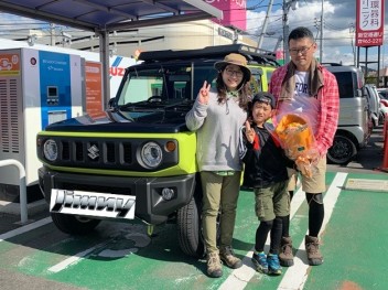 ジムニー納車式！～ブラックトップ２トーン～