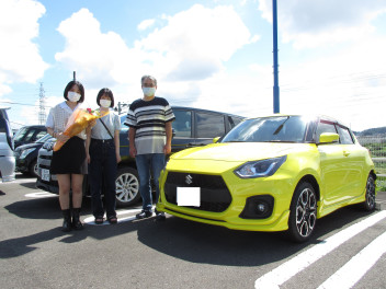 スイフトスポーツご納車です！！！