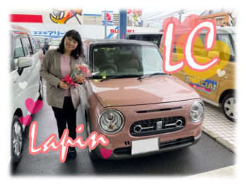 【大人気】ラパンLCご納車しました♡