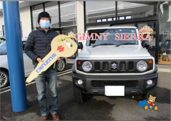 ジムニーシエラ　ご納車です　♡