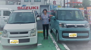 Ｎさま　この度はスペーシアの納車誠におめでとうございます！