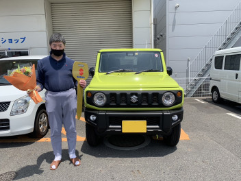 K様にジムニーをご納車させて頂きました