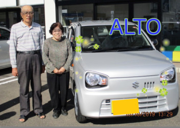 アルト　ご納車です　♡