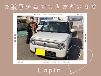 河村様のラパンを納車致しました！