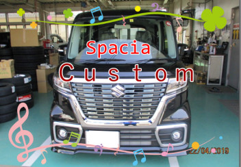 スペーシアカスタム　ご納車です♡