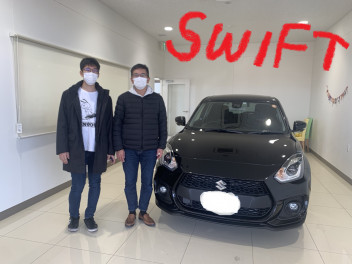 H様☆スイフトスポーツ納車させていただきました