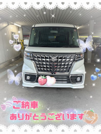 スペーシアカスタムのご納車ありがとうございます♡