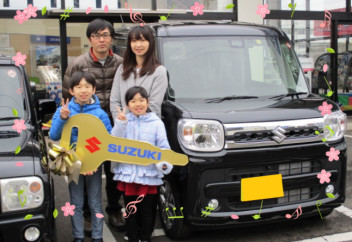 スペーシア　ご納車です♡